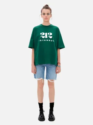 212 Basic T-Shirt - Green/White