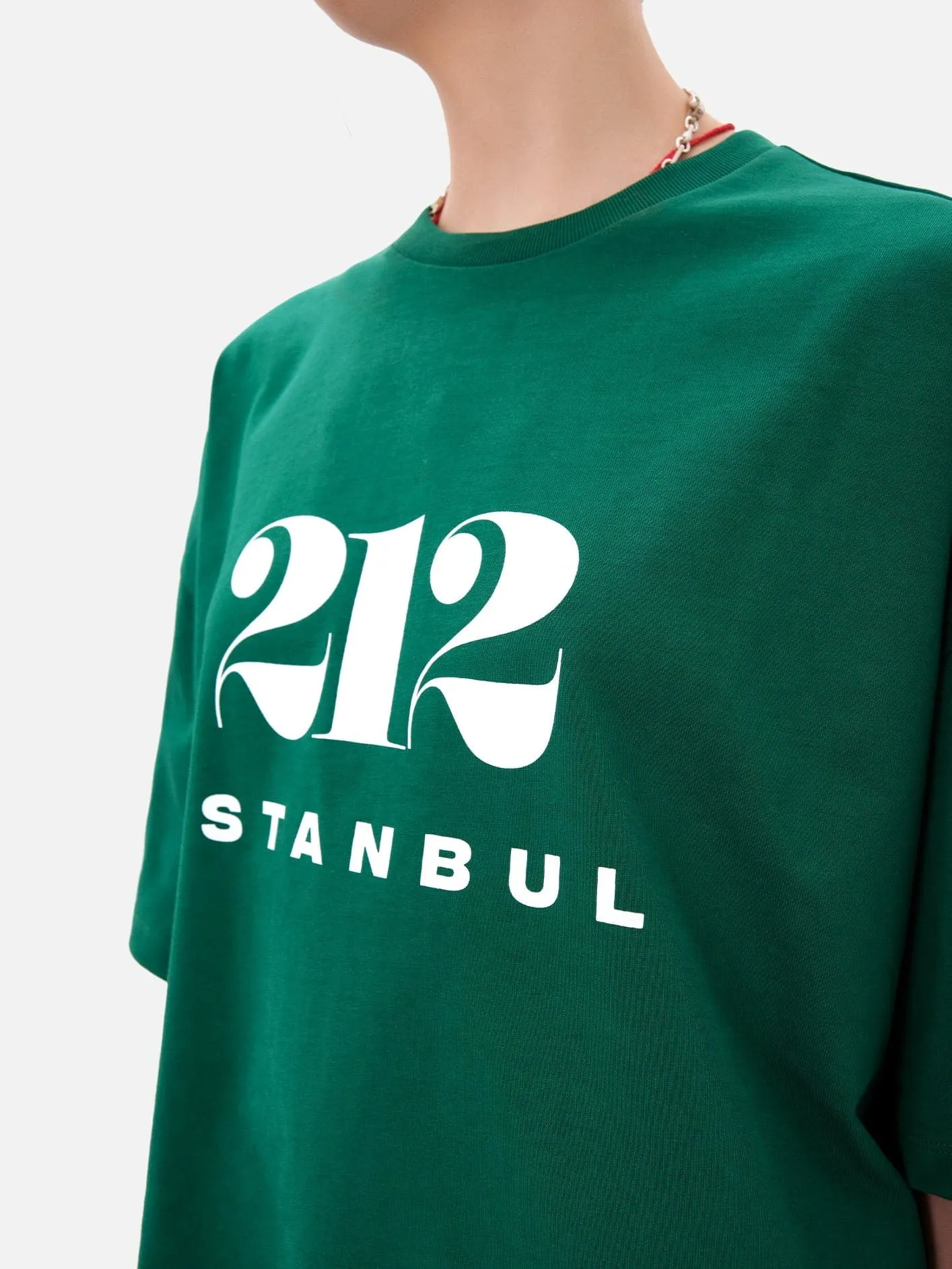 212 Basic T-Shirt - Green/White