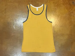 22060E1EBGHM Alternative Apparel Double Ringer Tank Eco True Gold