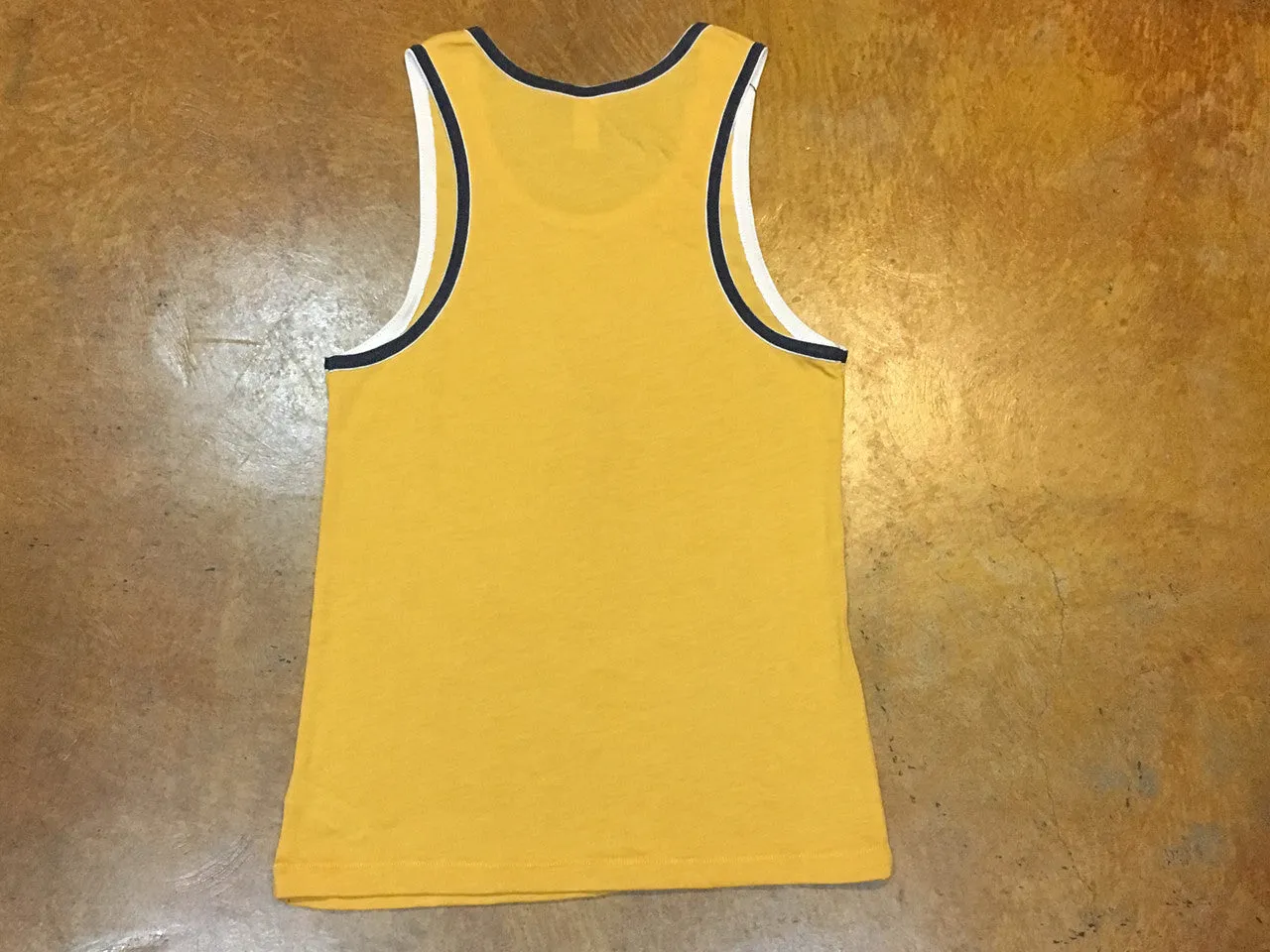 22060E1EBGHM Alternative Apparel Double Ringer Tank Eco True Gold