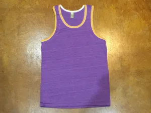 22060E1EGLNS Alternative Apparel Double Ringer Tank Eco True Purple
