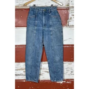 26w RARE 80s USA Vintage LEE‎ bareback tapered leg jeans
