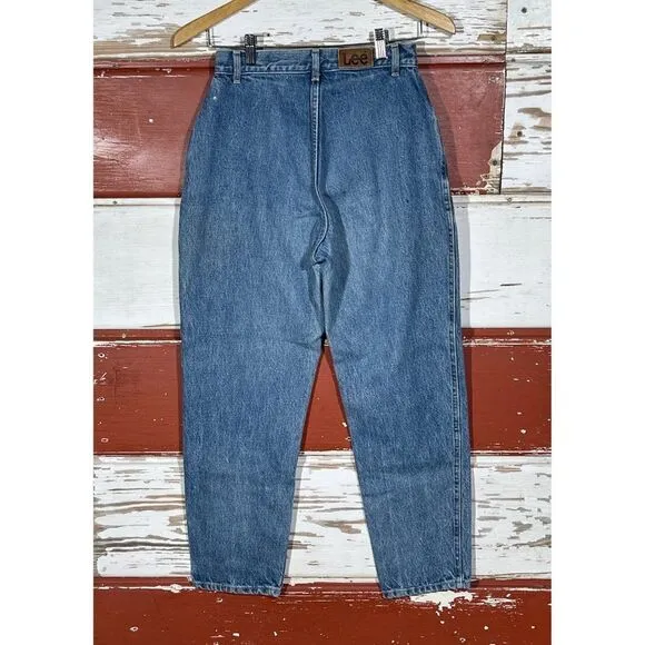 26w RARE 80s USA Vintage LEE‎ bareback tapered leg jeans