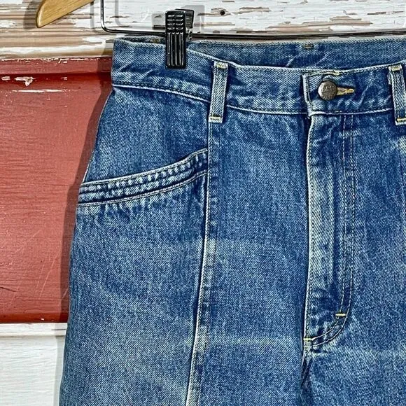 26w RARE 80s USA Vintage LEE‎ bareback tapered leg jeans