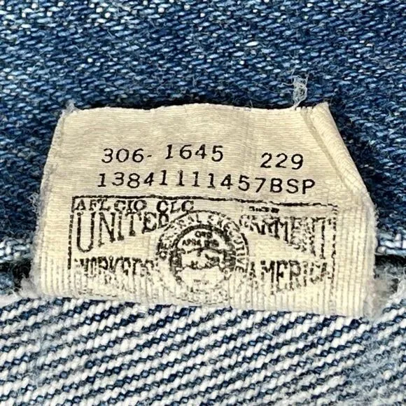 26w RARE 80s USA Vintage LEE‎ bareback tapered leg jeans
