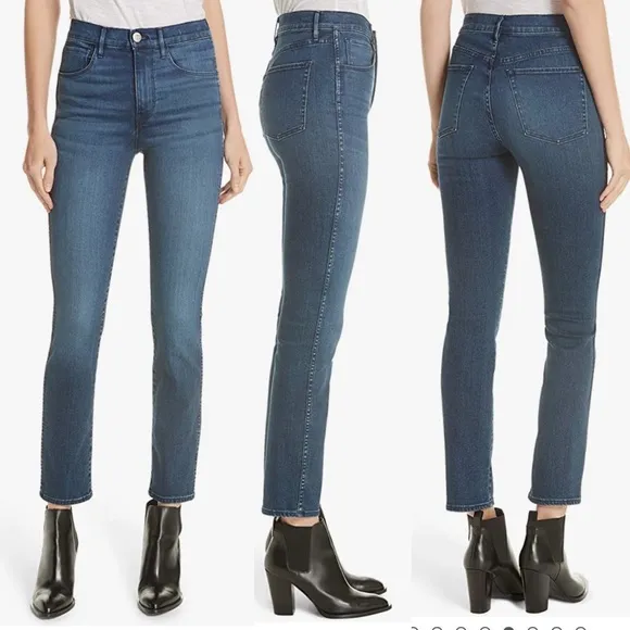 3x1 Women's LEX W3 Straight Authentic High-Rise Jeans