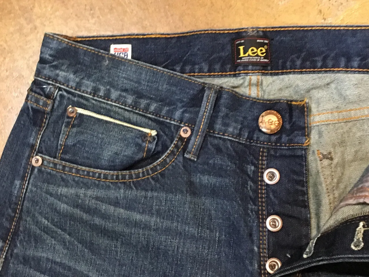 7B10222 Lee 101 USA Lean Straight 1945 Relic