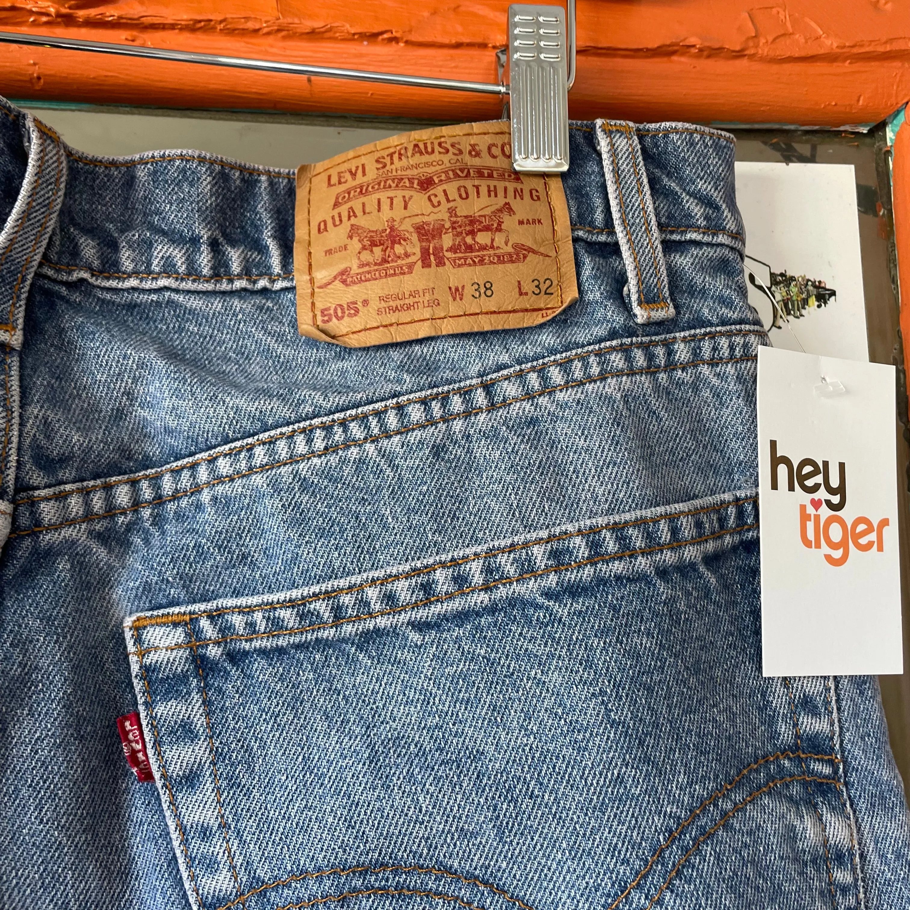 90s/00s Levi's 505 denim jeans / 36x32 (HT2410)