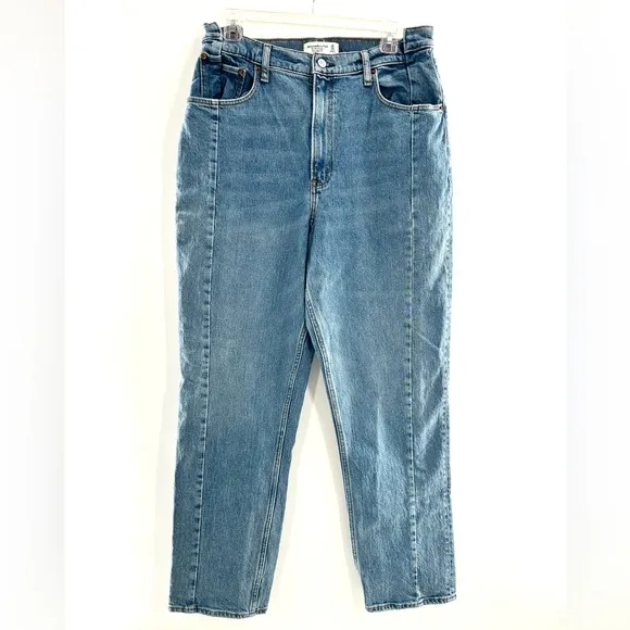 Abercrombie 90s Straight Leg Ultra High Rise Jeans
