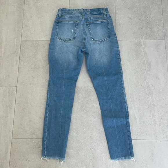 Abercrombie &amp; Fitch Simone high rise straight leg jeans