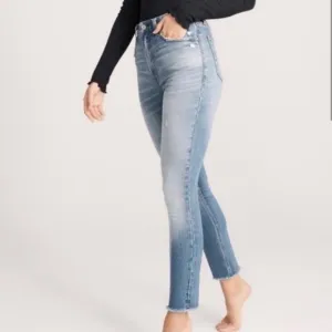 Abercrombie &amp; Fitch Simone high rise straight leg jeans