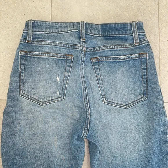 Abercrombie &amp; Fitch Simone high rise straight leg jeans