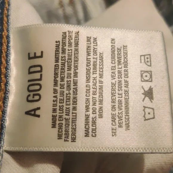Agolde Riley High Rise Crop Jeans Size 28