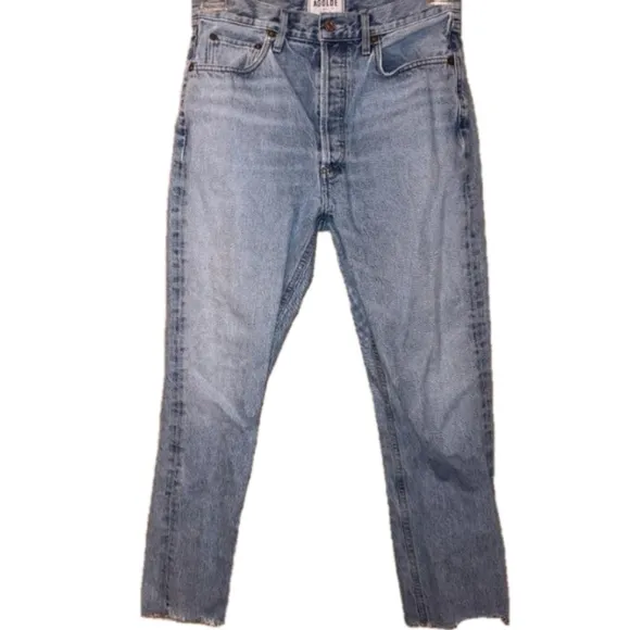Agolde Riley High Rise Crop Jeans Size 28