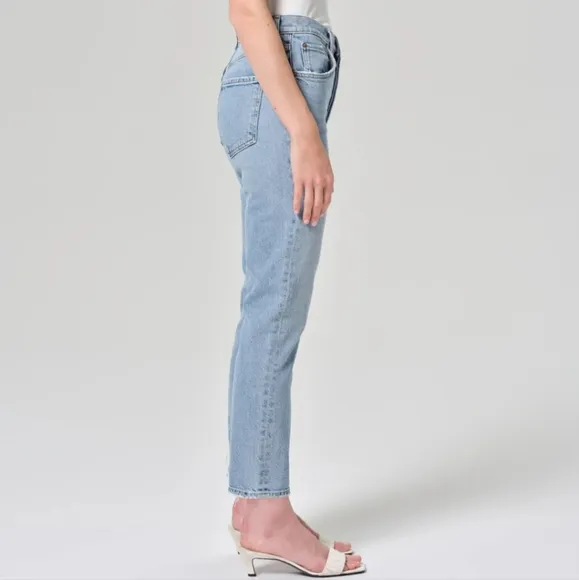 Agolde Riley High Rise Crop Jeans Size 28
