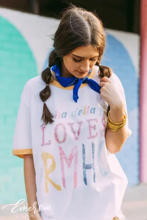 Alpha Delta Pi Loves RMHC Ringer Tee
