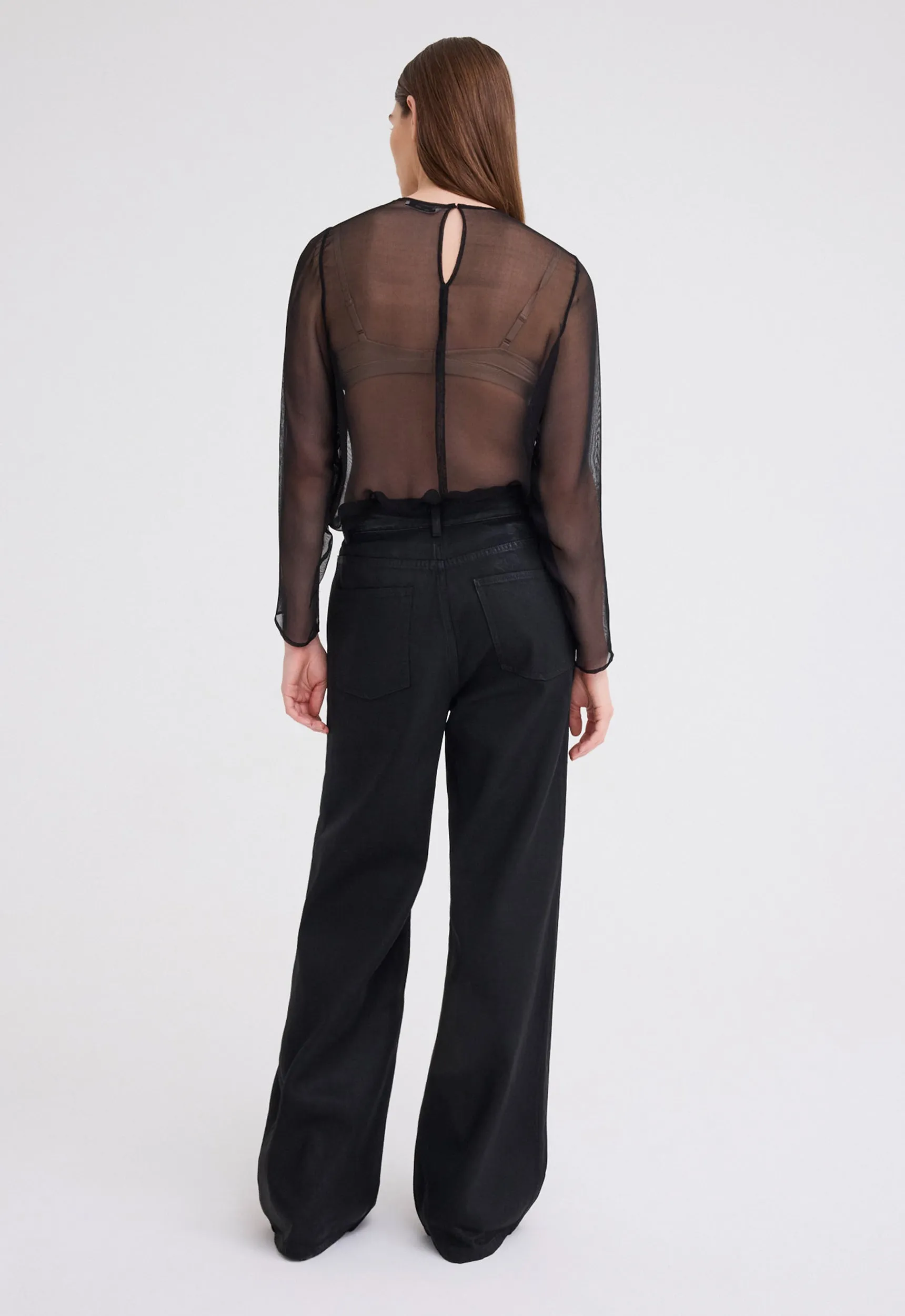 Alum Waxed Cotton Pant - Black