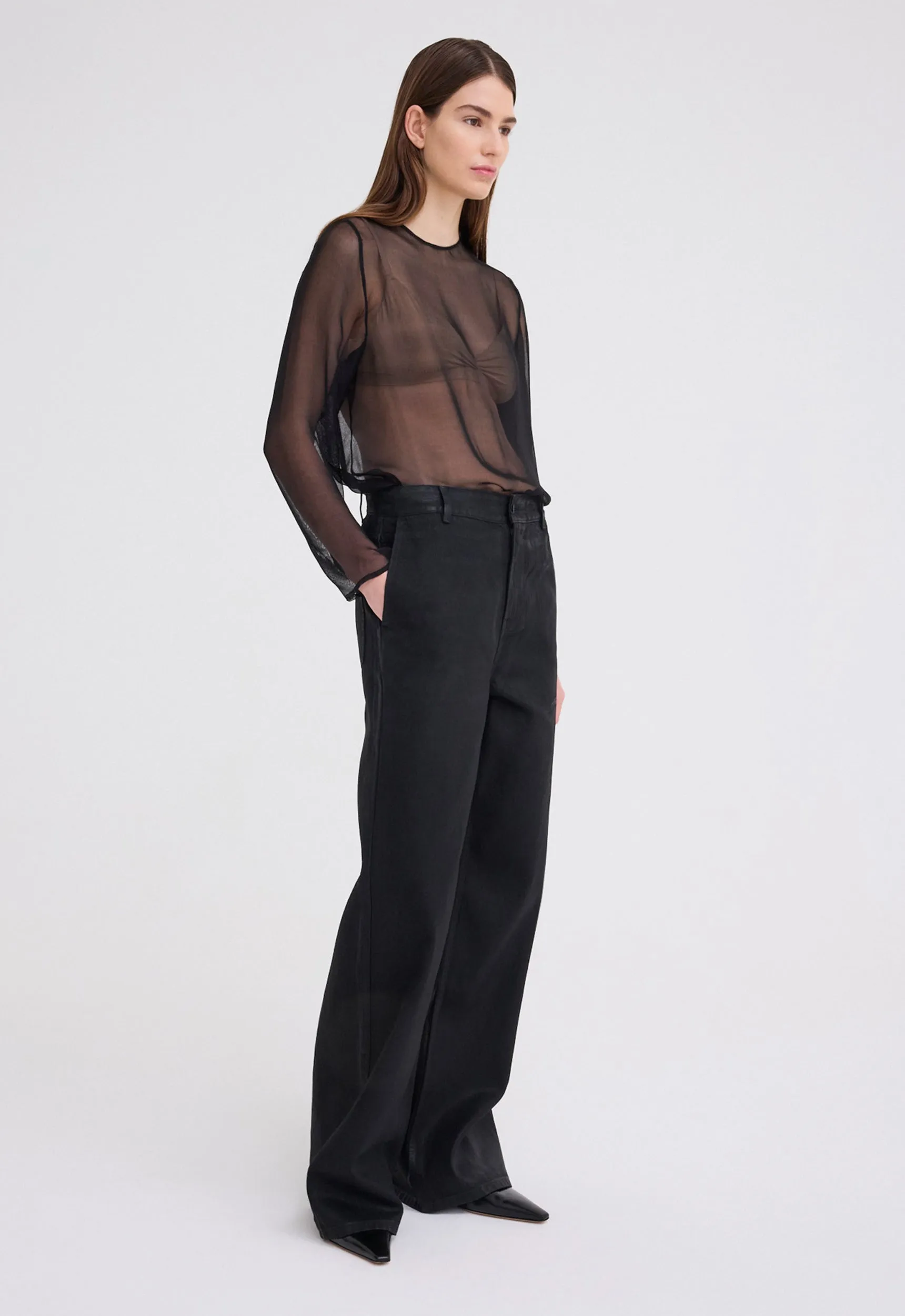 Alum Waxed Cotton Pant - Black