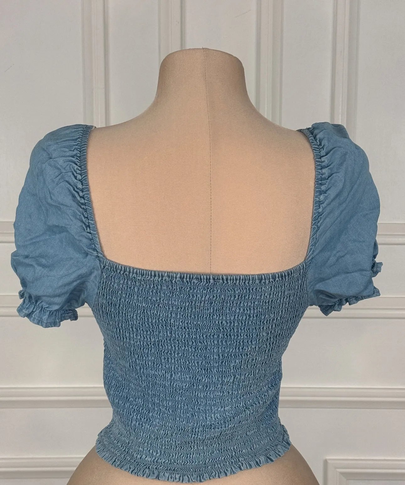 AMANDA BLUE TOP