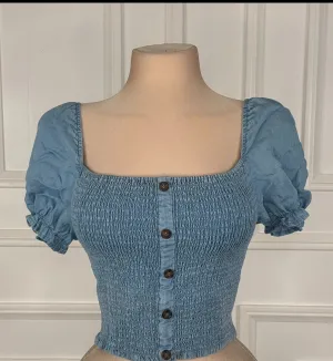AMANDA BLUE TOP