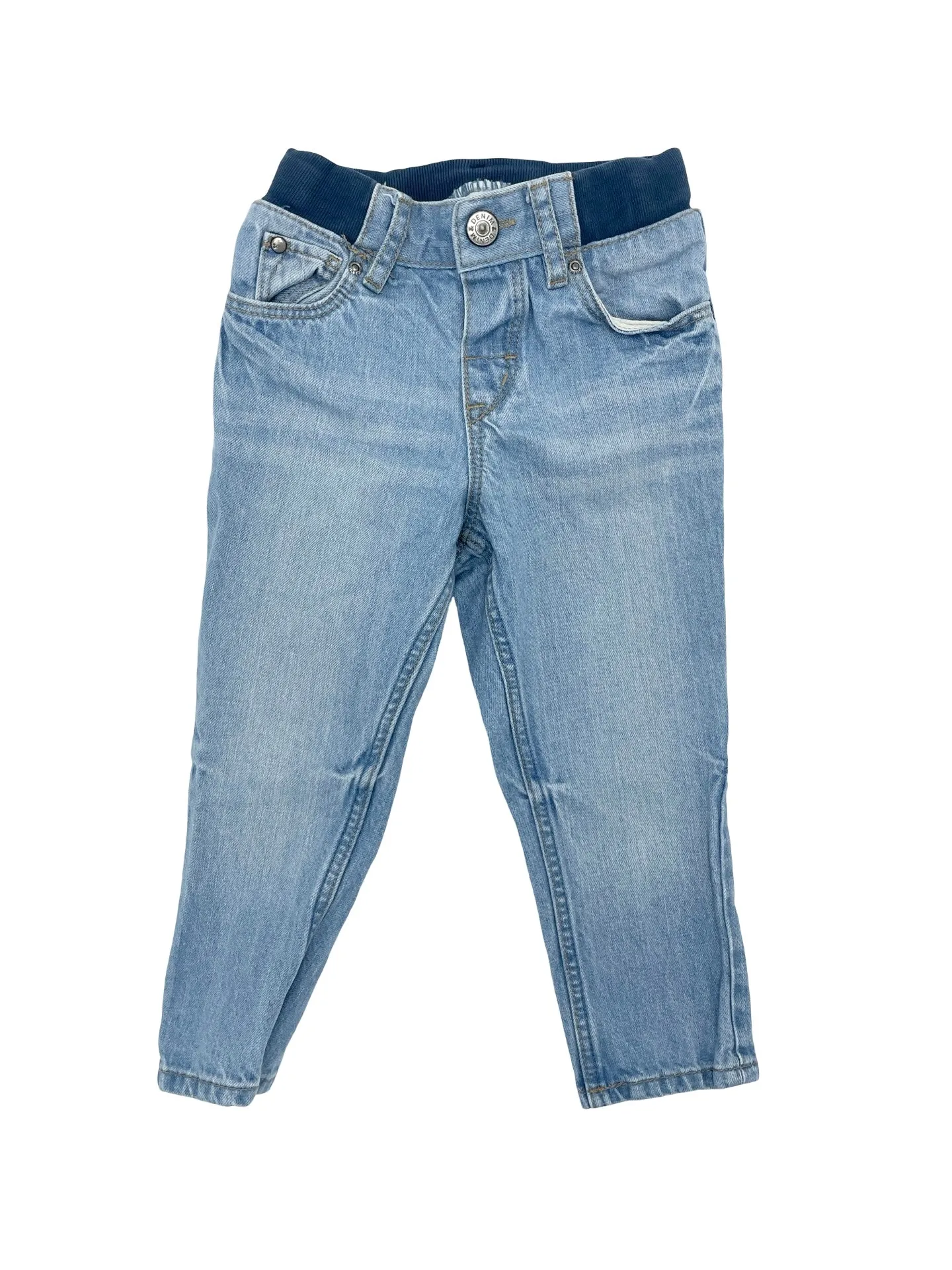 &denim “straight” jeans - 12-18m