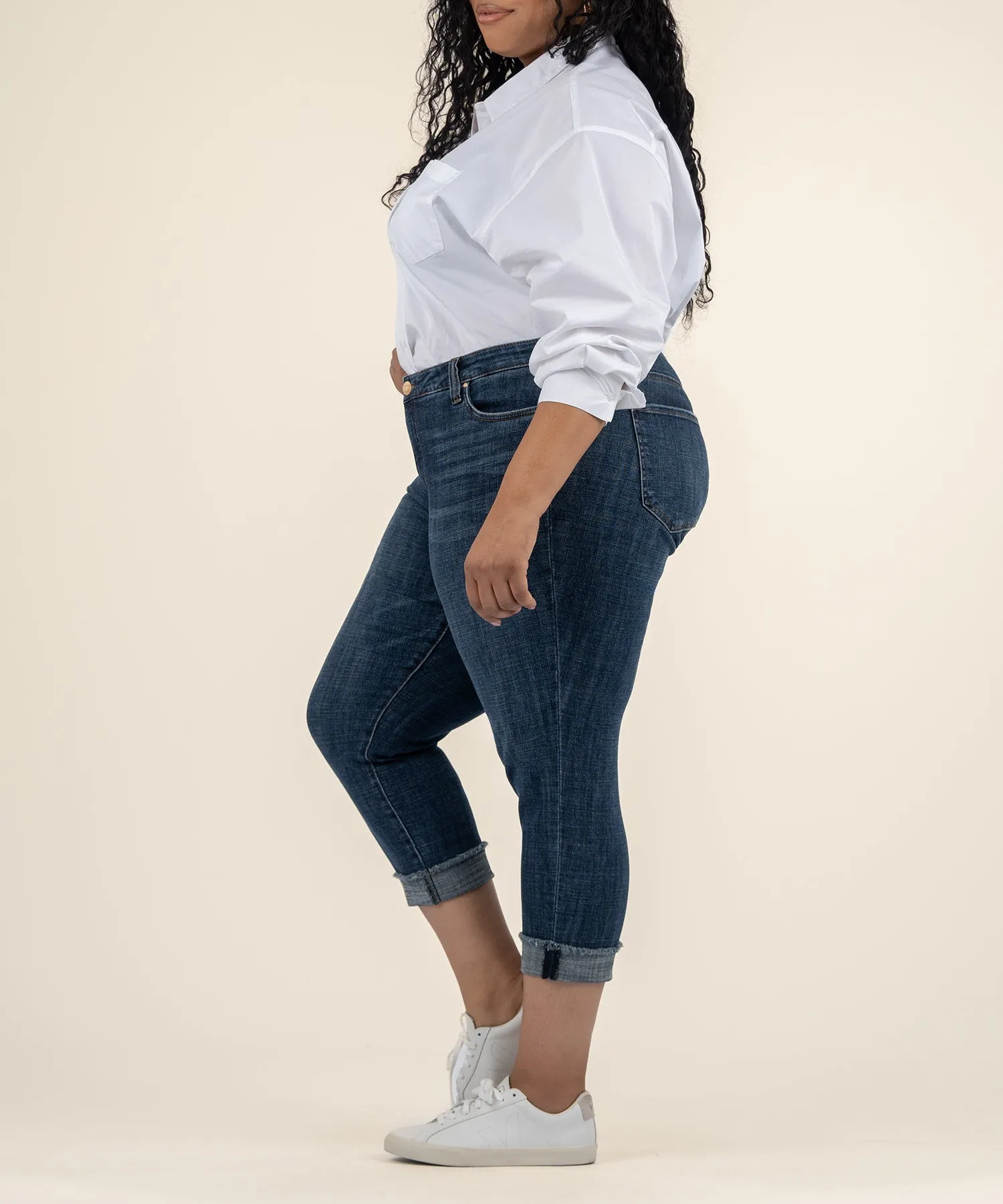Amy Crop Straight Leg, Plus