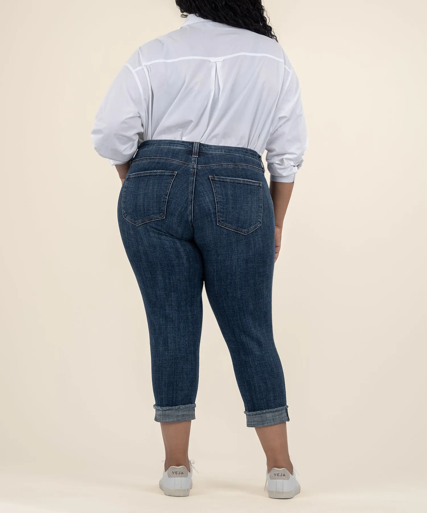 Amy Crop Straight Leg, Plus