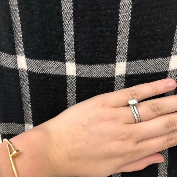 ANTHROPOLOGIE 4.Collective Mod Check Sweater Dress