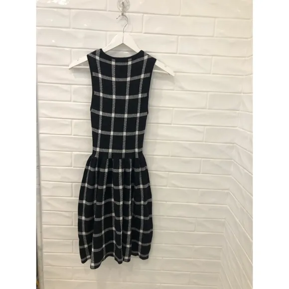 ANTHROPOLOGIE 4.Collective Mod Check Sweater Dress