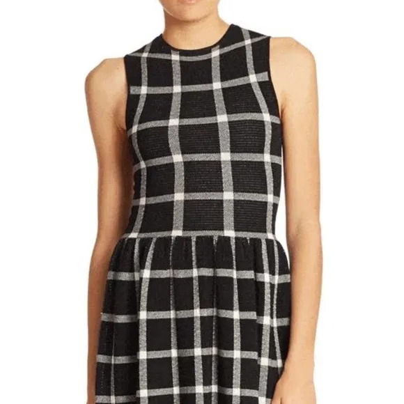 ANTHROPOLOGIE 4.Collective Mod Check Sweater Dress