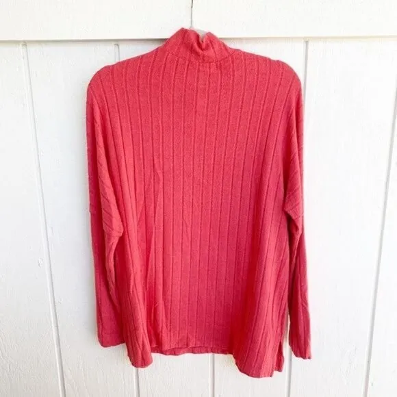 ANTHROPOLOGIE Eri   Ali Fiona Tunic Rose Sweater Women's Size Medium M