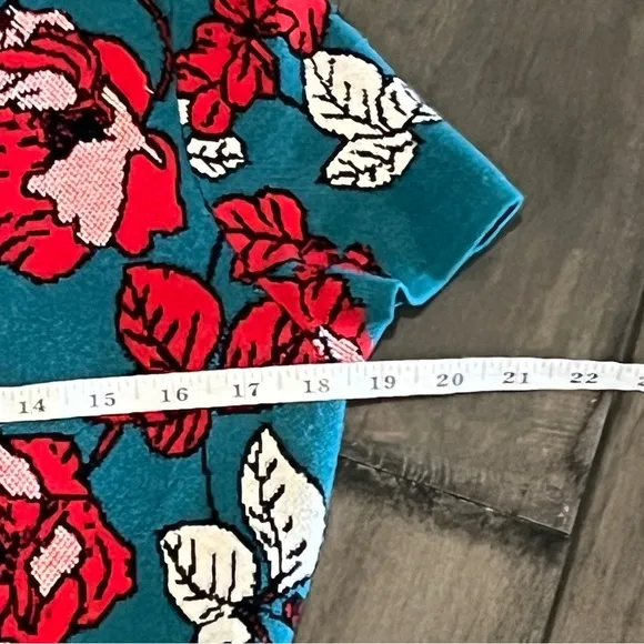 Anthropologie Maeve Allison Poppy Floral Sweater Dress - Size Medium