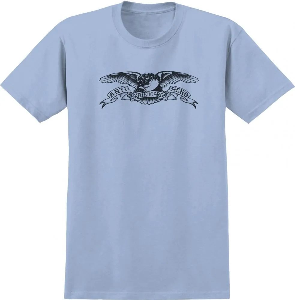 Anti Hero T-Shirt Basic Eagle - Powder Blue / Black
