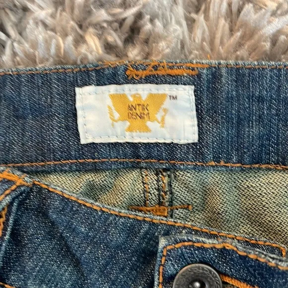 Antik Denim Boot Leg Embroidered Jeans