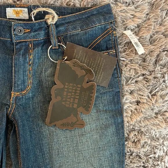 Antik Denim Boot Leg Embroidered Jeans