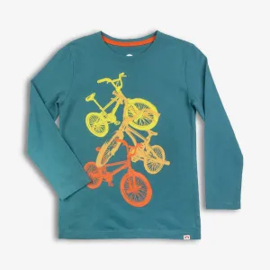 Appaman Boys Long Sleeve Graphic Tee - Bicycles