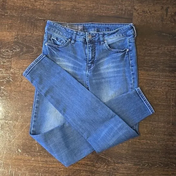 Armani Exchange Super Skinny High-waisted Blue Jeans
