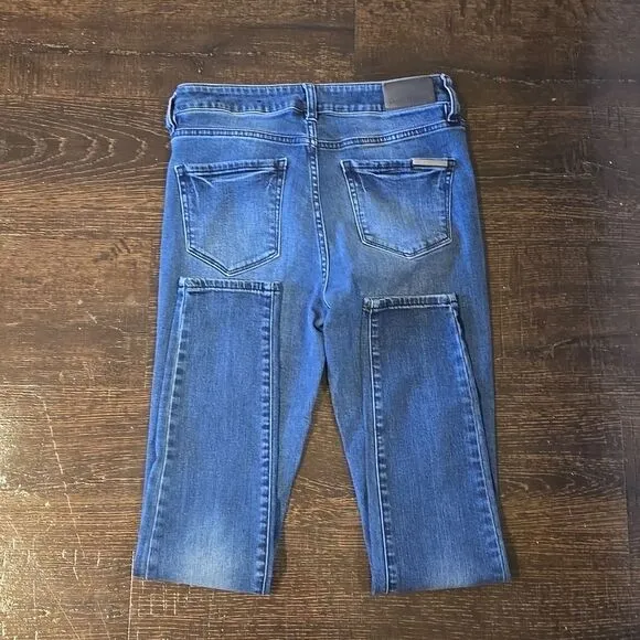 Armani Exchange Super Skinny High-waisted Blue Jeans