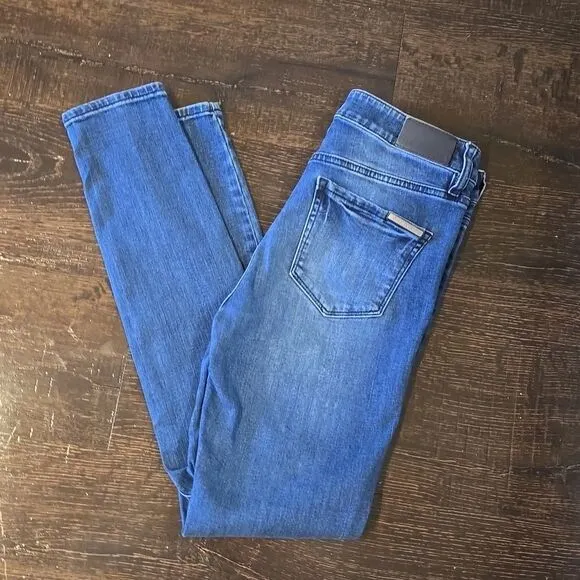 Armani Exchange Super Skinny High-waisted Blue Jeans