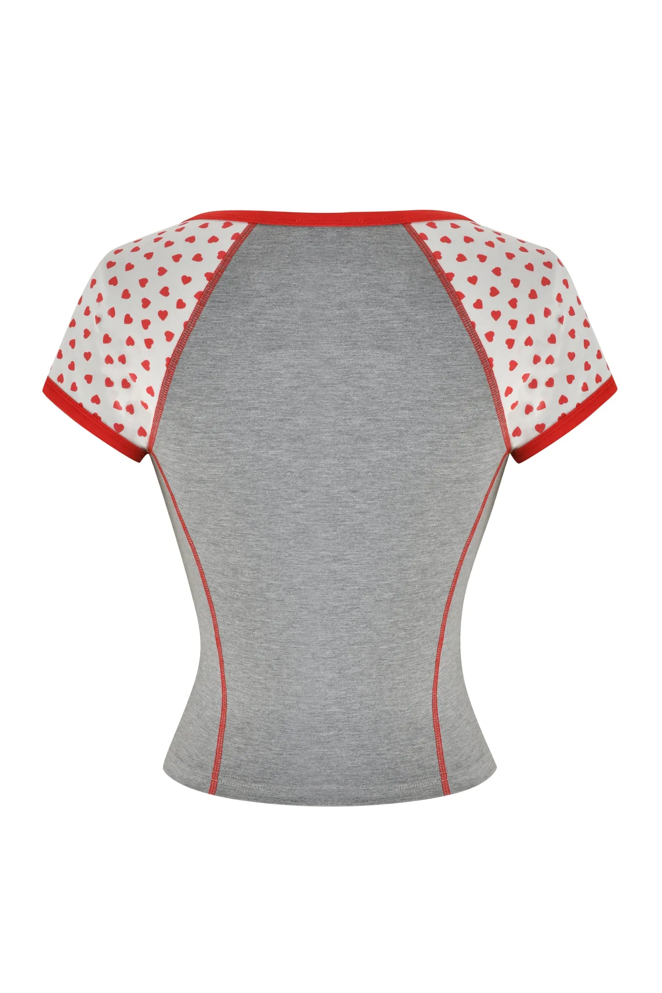 ASHTIN TOP - GREY : HEATHER GREY
