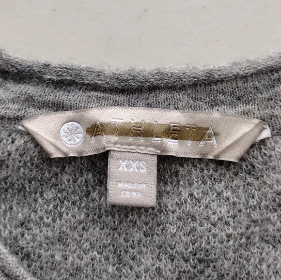 Athleta Camo Undercover Alpaca Merino Wool Women's Pullover Crew-Neck Sweater