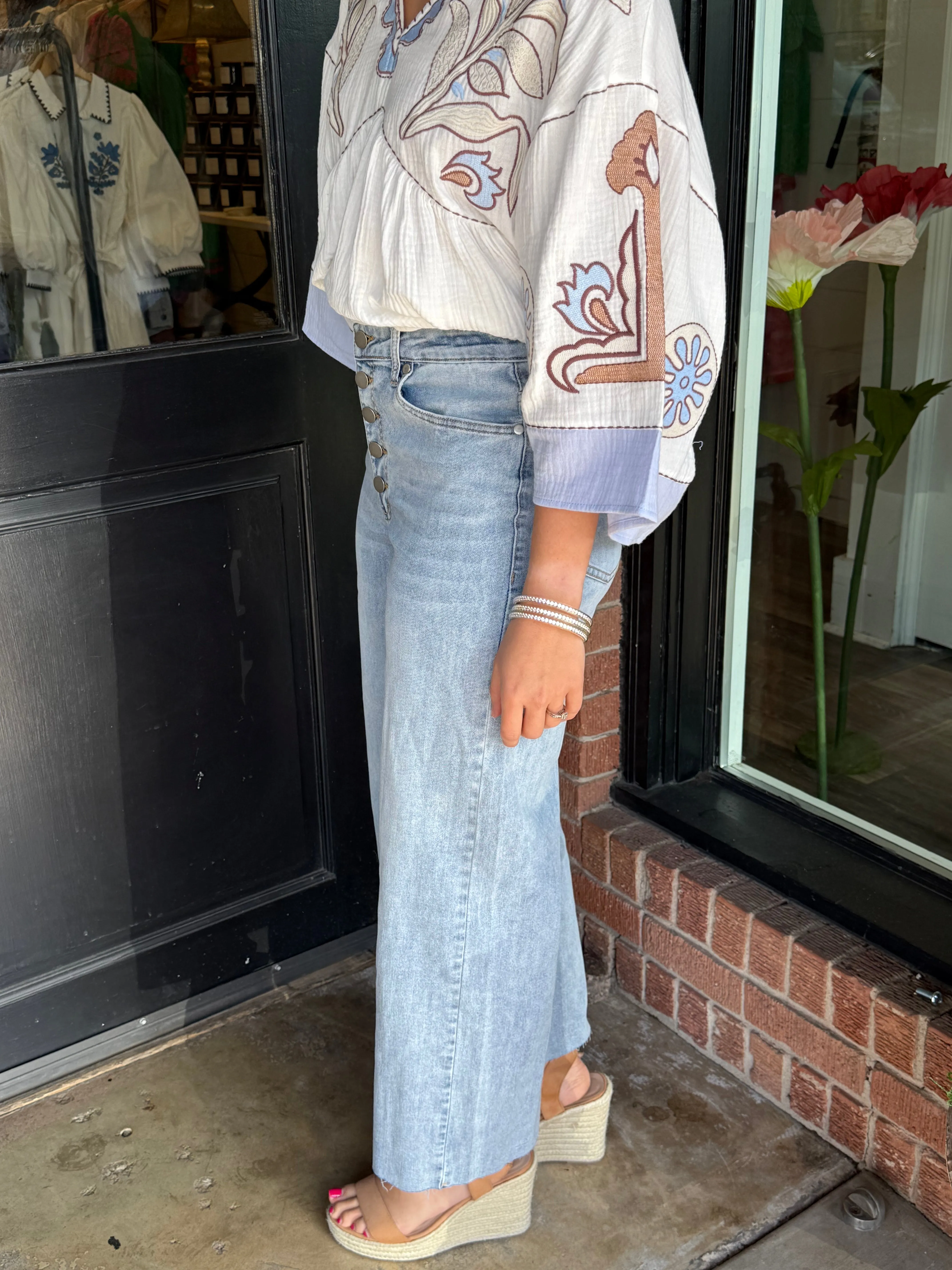 Ava Five Button Jeans