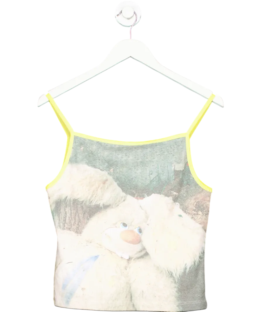 basic pleasure mode Multicoloured Dead Ted Cami Ringer Top UK L