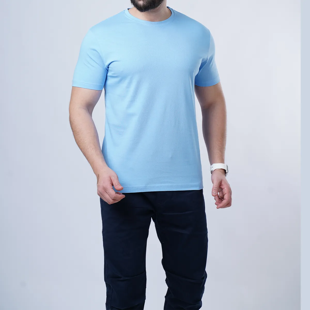 Basic T-Shirt . Sky Blue