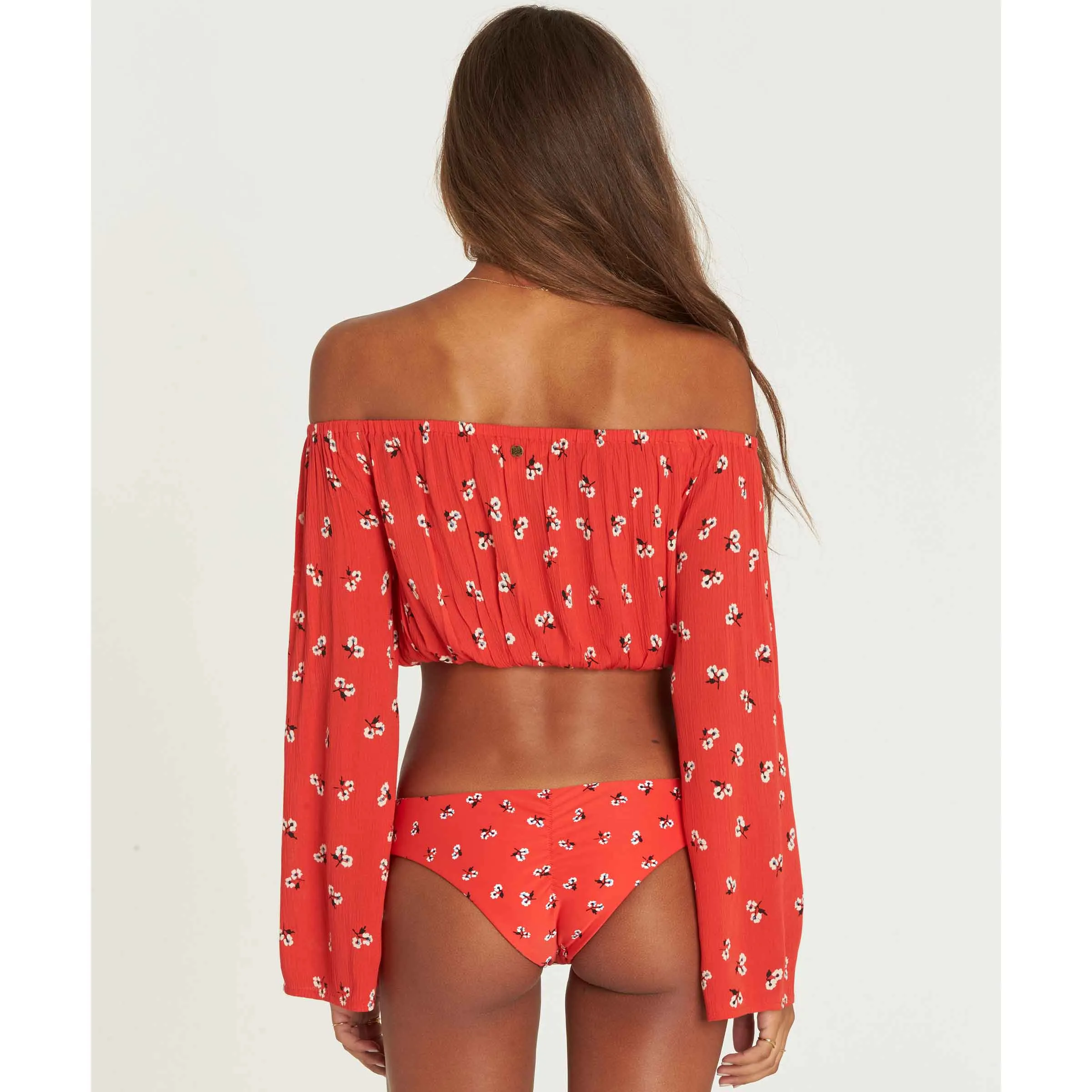 Billabong Women's My Day Crop Top | Chili Pepper