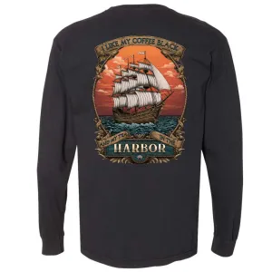 Black Harbor Long Sleeve T-Shirt (Black)