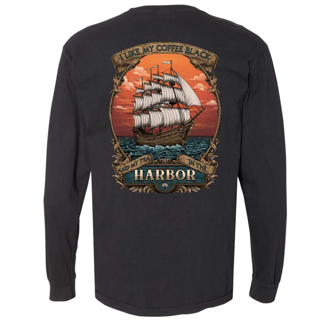 Black Harbor Long Sleeve T-Shirt (Black)