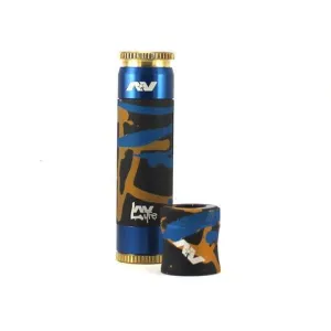 Blue Splatter Aluminum Able Mod w. Matching Captain's Cap by Avid Lyfe
