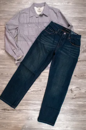 BOY SIZE 12 YEARS - VAN'S / CALVIN KLEIN, 2 Piece Mix N Match Outfit EUC B24