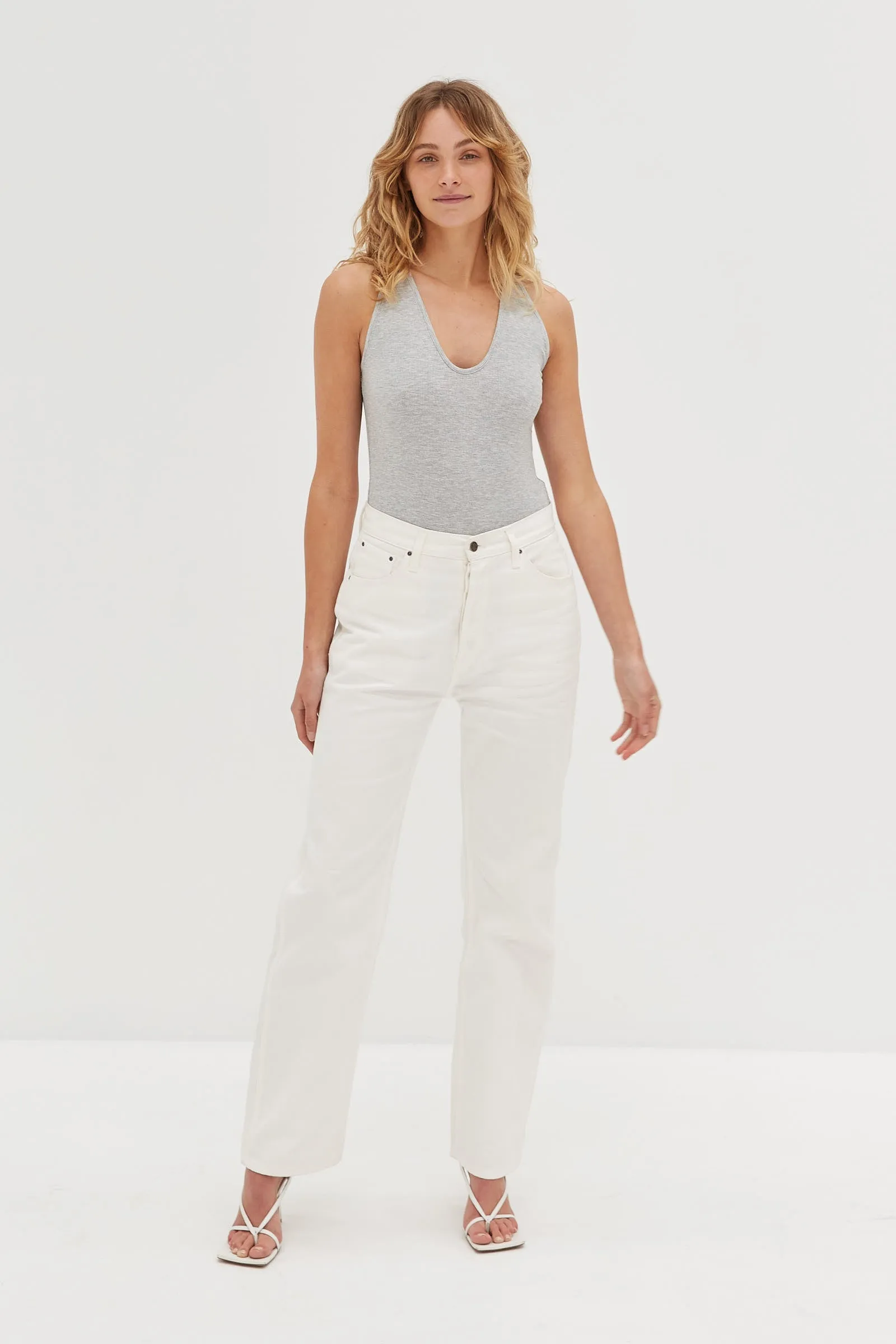 Brooke Bodysuit - Grey